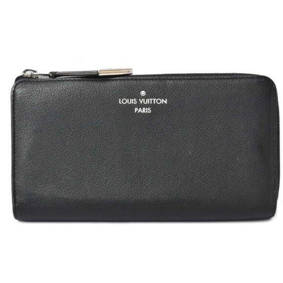 LOUIS VUITTON Accessories - Louis Vuitton M2201-48-lv Veau Cachemire Leather Coin Purse/coin Case Black